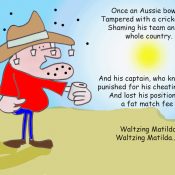 Waltzing Matilda cartoon