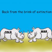 rhino extinction cartoon