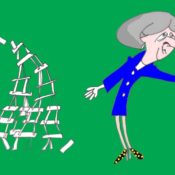 house of cards Brexit cartoon