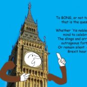 Ted Harrison on a Big Ben Brexit bong