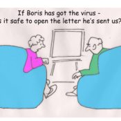 Ted Harrison on the Boris Johnson coronavirus letter