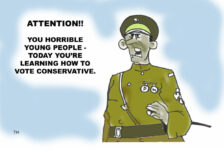 Conservative party election National service policy